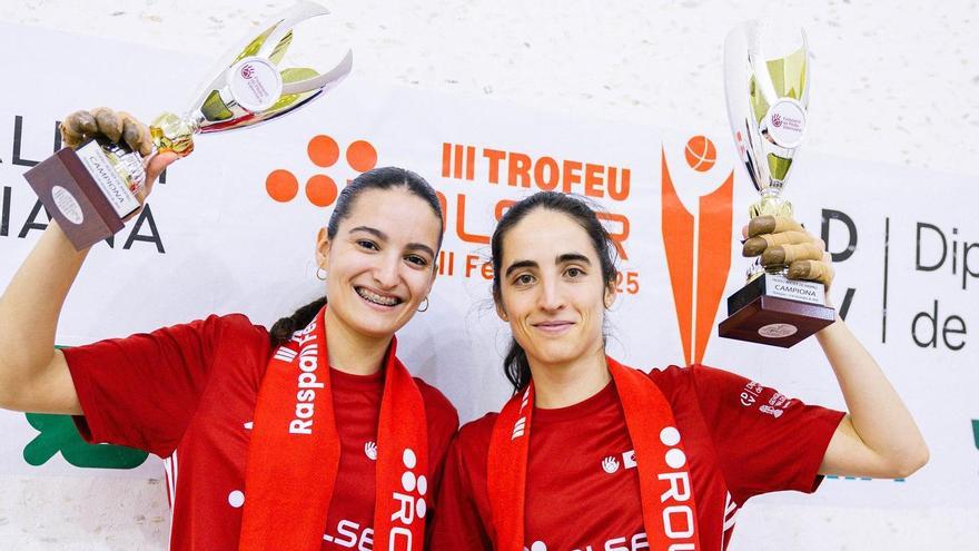 Júlia i Victoria, campiones del Trofeu Rolser