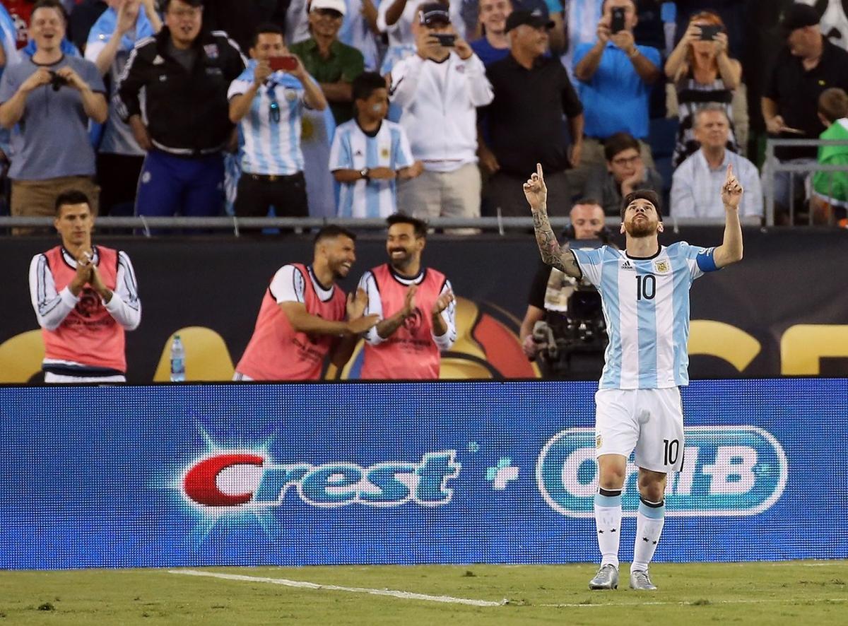 L'Argentina passa a semifinals amb un golàs de Messi