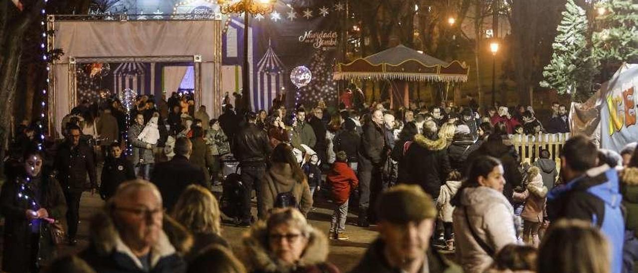 El paseo del Bombé en plena Navidad.