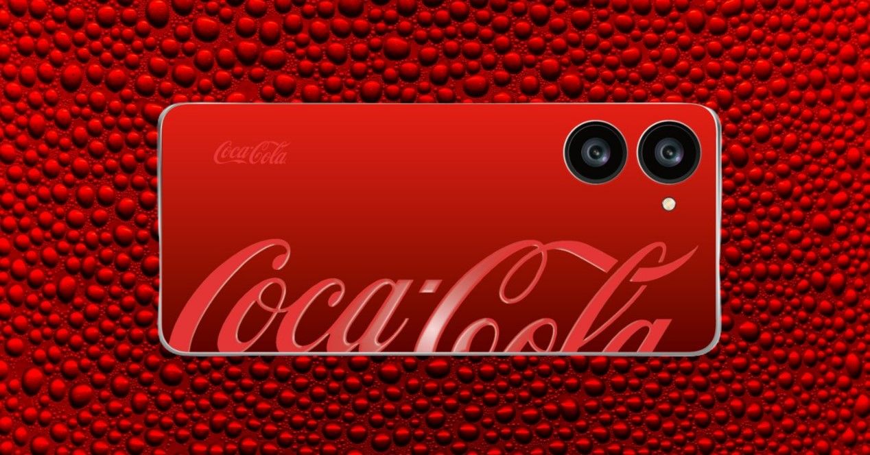 El teléfono móvil de Coca-Cola podría ser una realidad ¡Y es muy bonito!