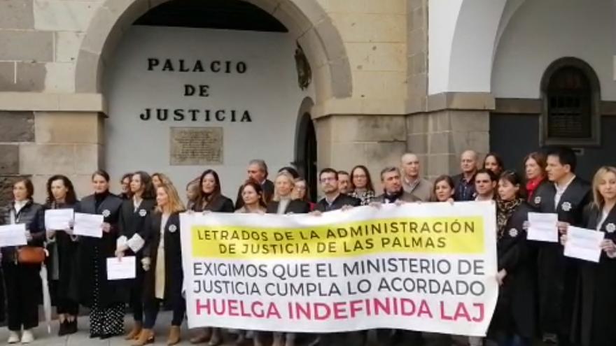 La huelga de letrados finaliza tras suspender más de 11.233 juicios en Canarias