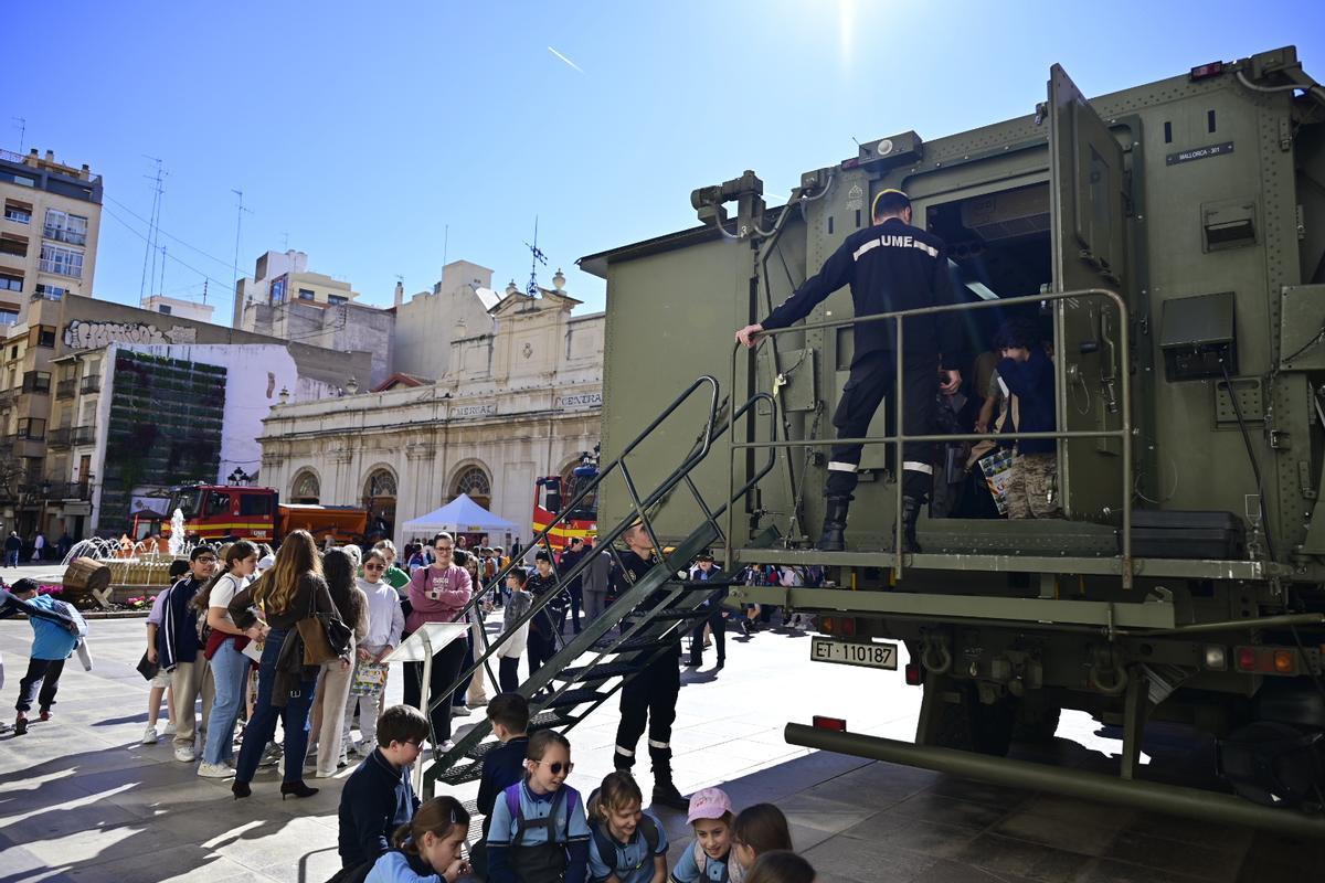La UME conquista a la ciuddanía de Castelló