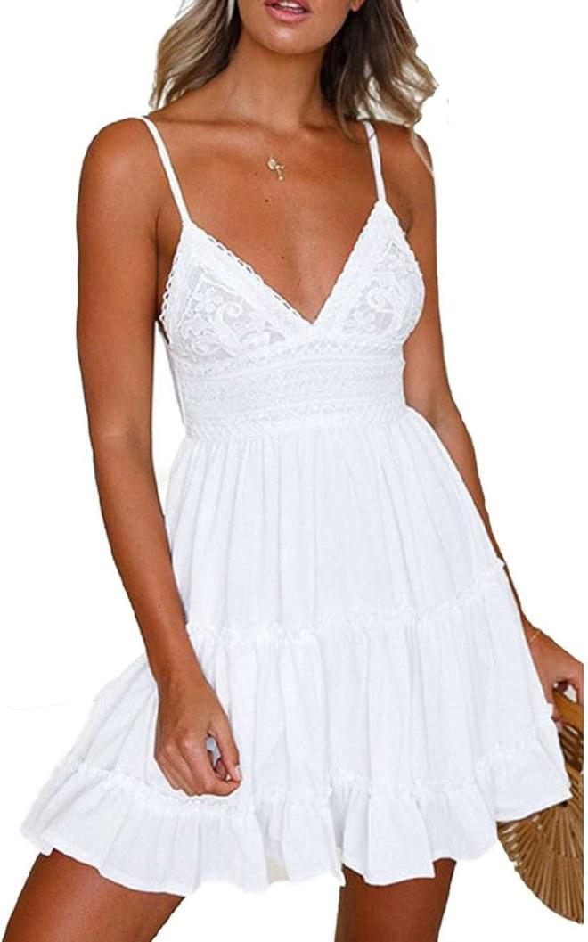 Vestido blanco de Amazon