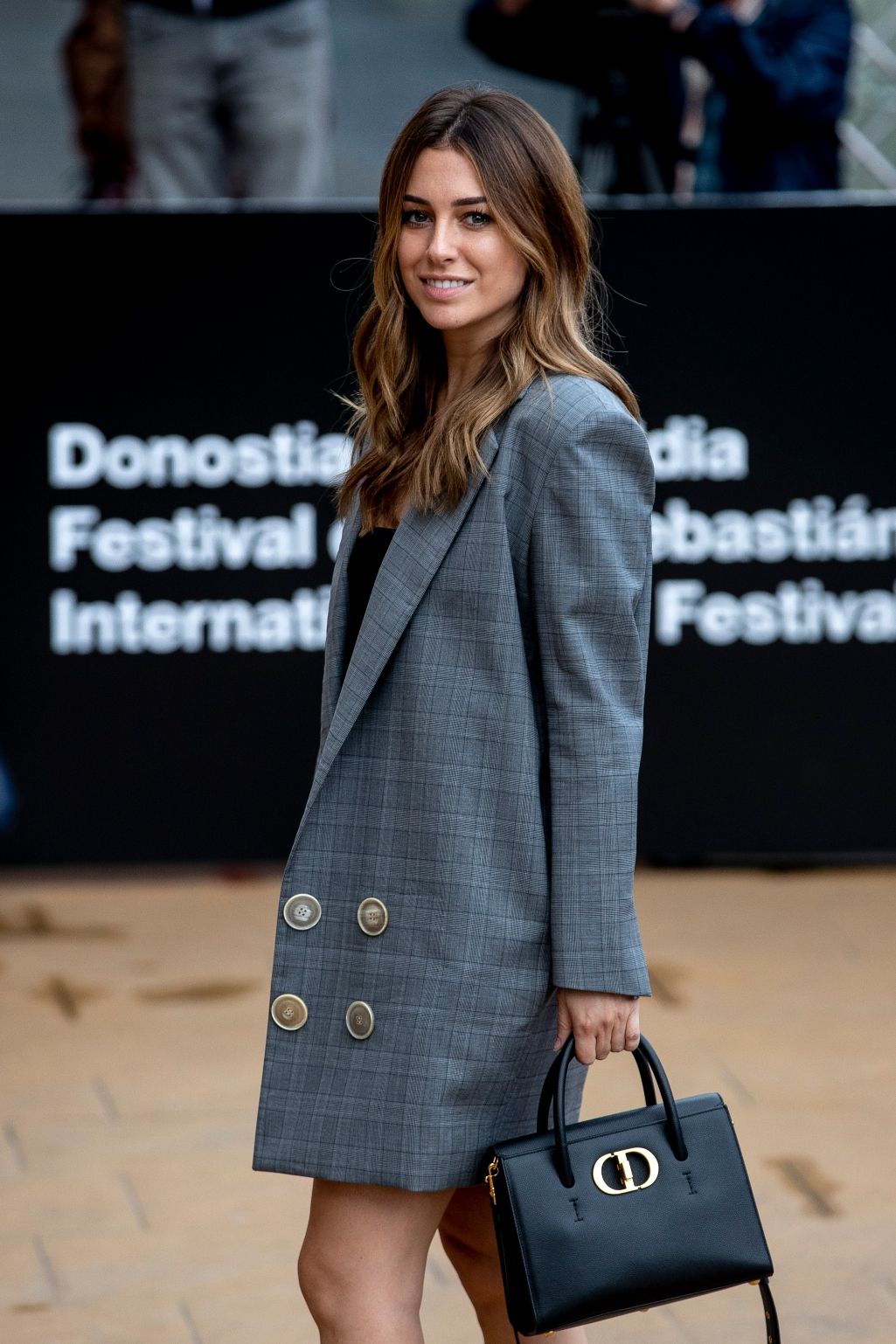 Blanca Suárez a su llegada al Festival de cine de San Sebastián