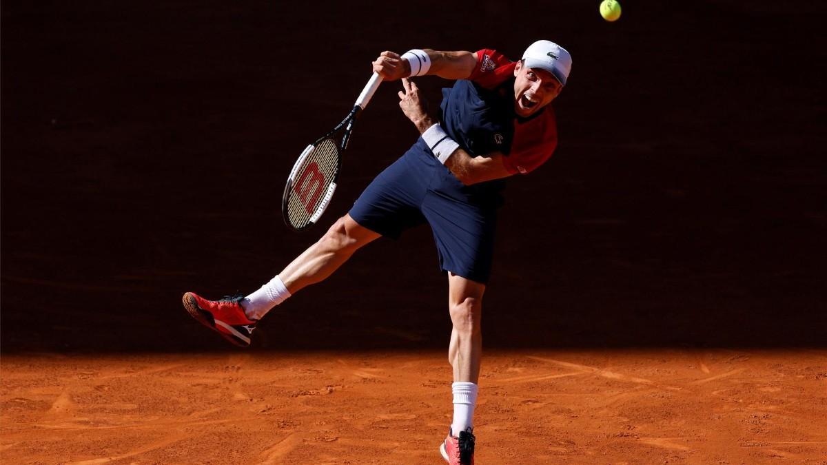 Roberto Bautista, durante el Mutua Madrid Open