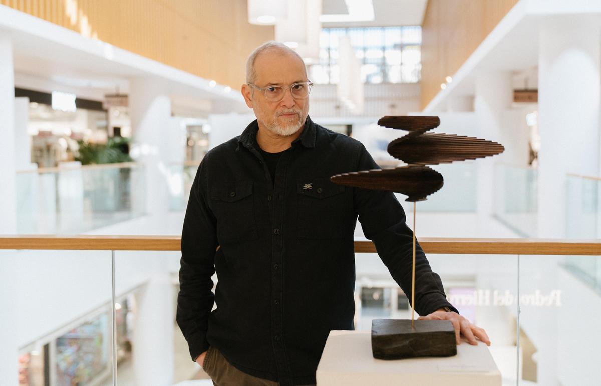 Rafael Jaén, en la feria Flecha de Madrid.