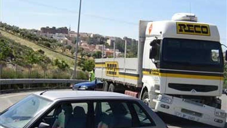 Accidente en la ronda norte