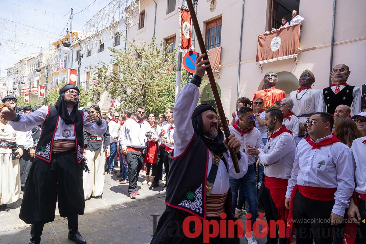 Moros y Cristianos en la mañana del dos de mayo en Caravaca