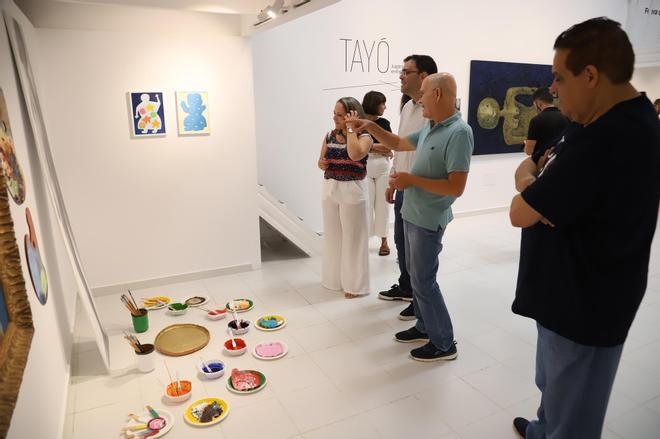 Exposición 'Jugando entre líneas' de Tayó en el CIC El Almacén (Arrecife)