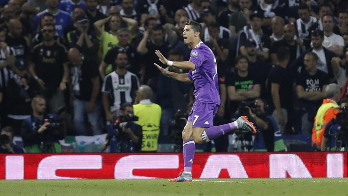 Cristiano Ronaldo celebró su gol