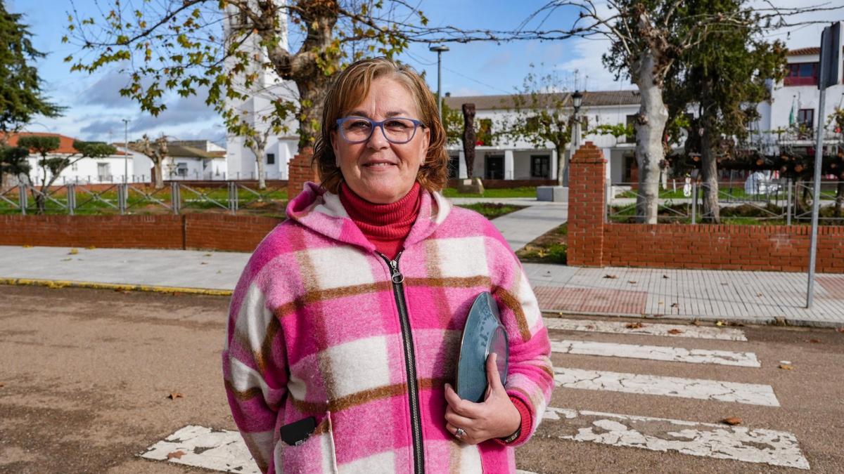 Adelina Jiménez, vecina de la pedanía.