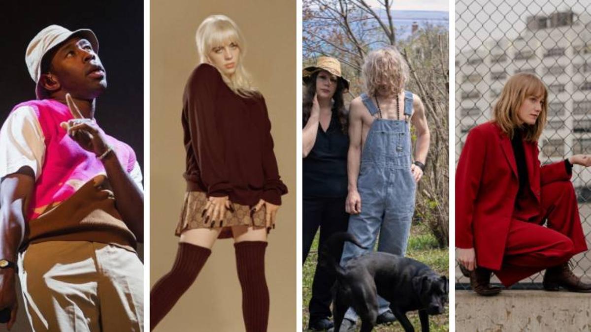 De izquierda a derecha, Tyler The Creator, Billie Eilish, Low y The Weather Station