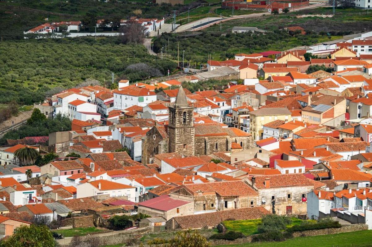 Imagen de la localidad cacereña de Mirabel.