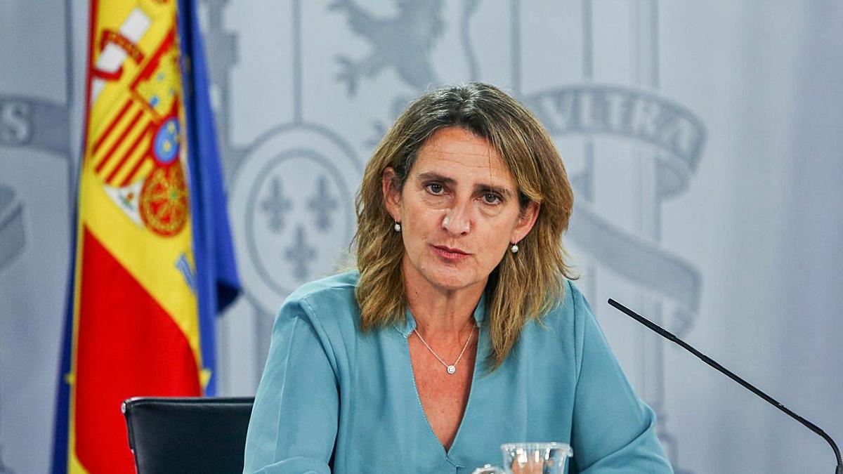 La vicepresidenta tercera del Govern i ministra per a la Transició Ecològica, Teresa Ribera | EP