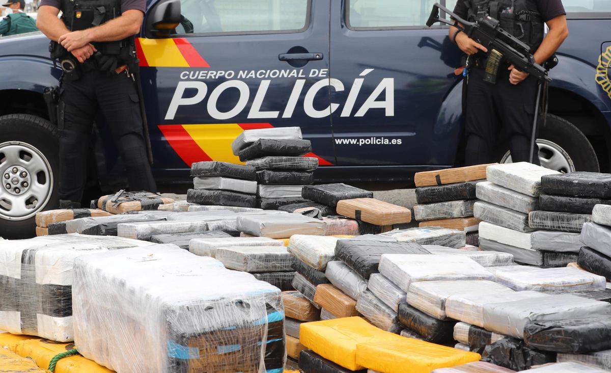 Un alijo de cocaína incautado cuando se dirigía a Galicia