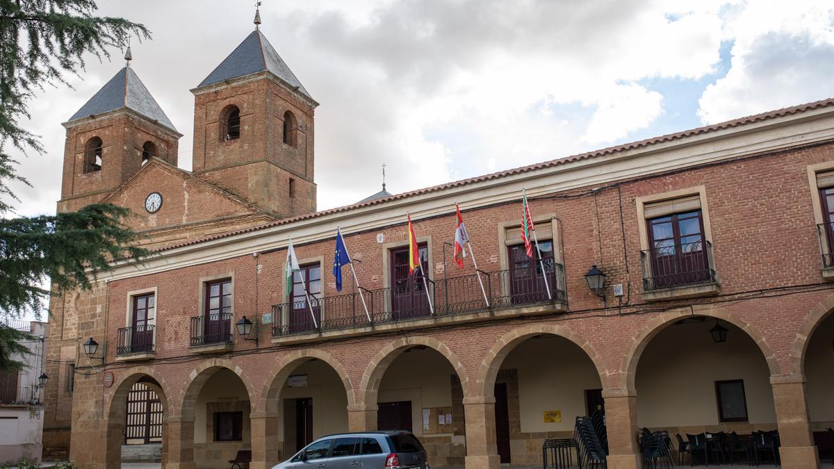 Plaza de España de Villanueva del Campo.