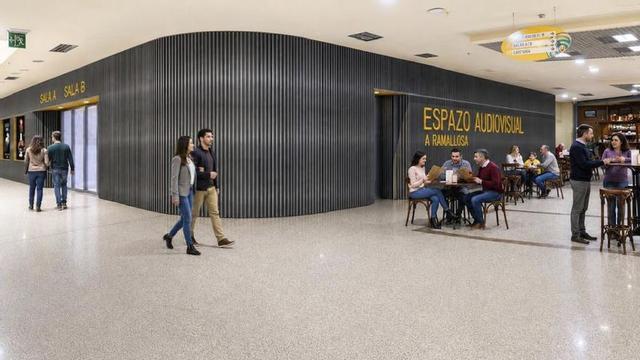 Recreación de la entrada al nuevo espacio cultural de Nigrán.
