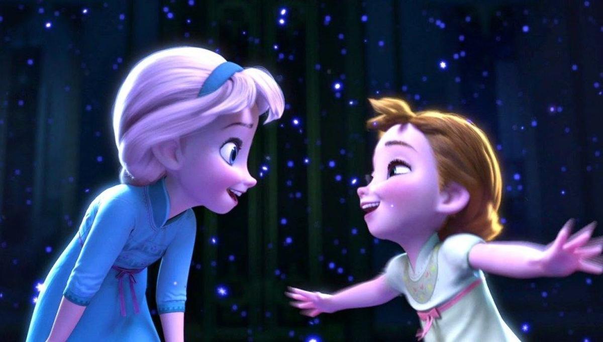 Frozen 2, Elsa y Ana de pequeñas