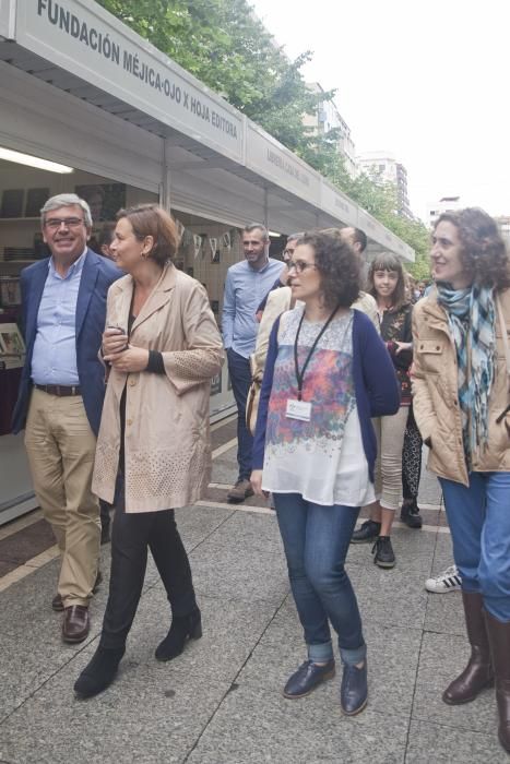 Inauguración de la feria del libro de Gijón