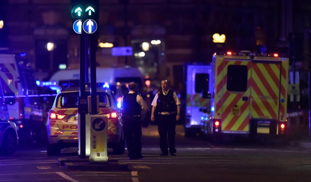 Las imágenes del atropello múltiple en Londres
