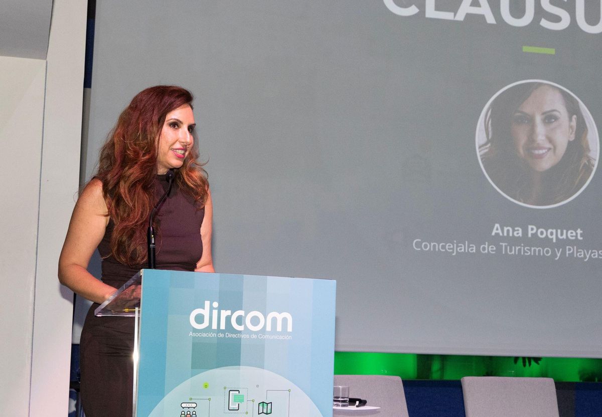 Ana Poquet, encargada de la clausura.