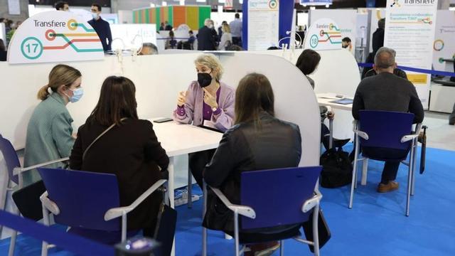 Reuniones en el marco de Transfiere, celebrado en el Palacio de Ferias y Congresos.