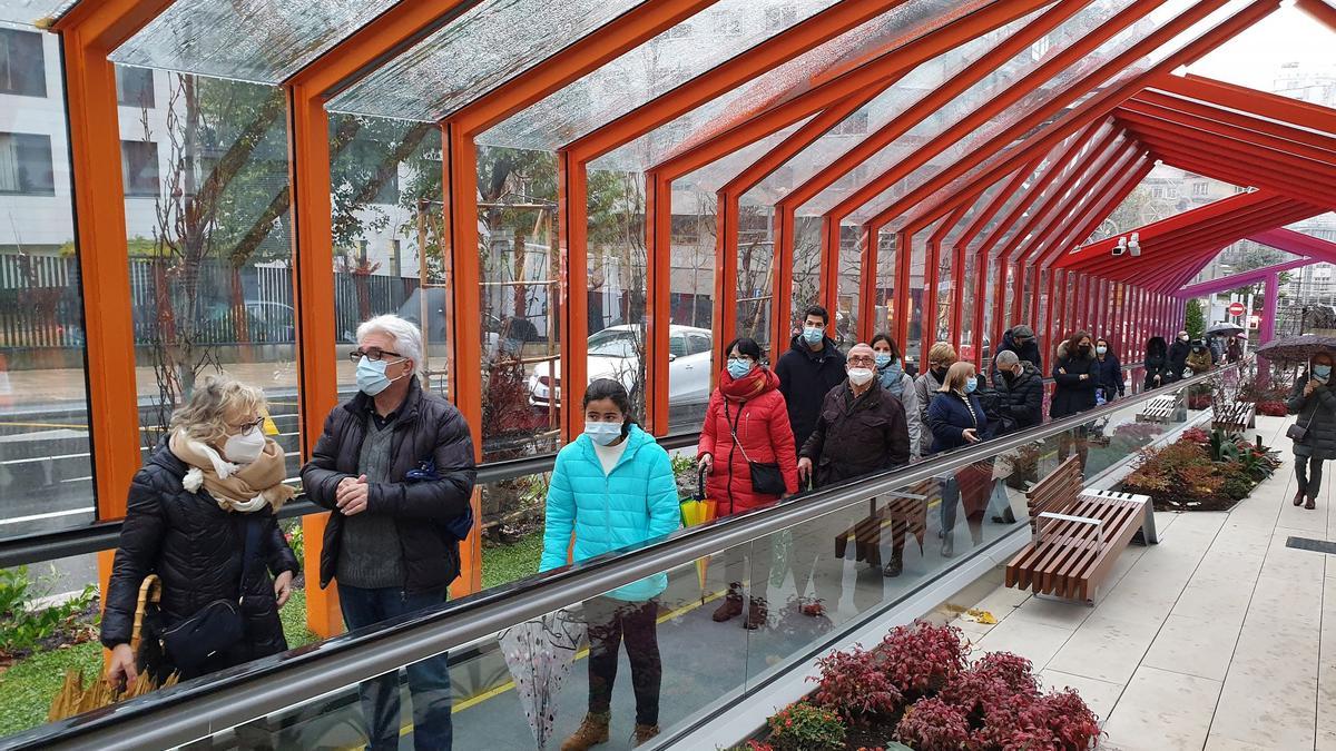 Las rampas de Gran Vía, el objetivo de turistas