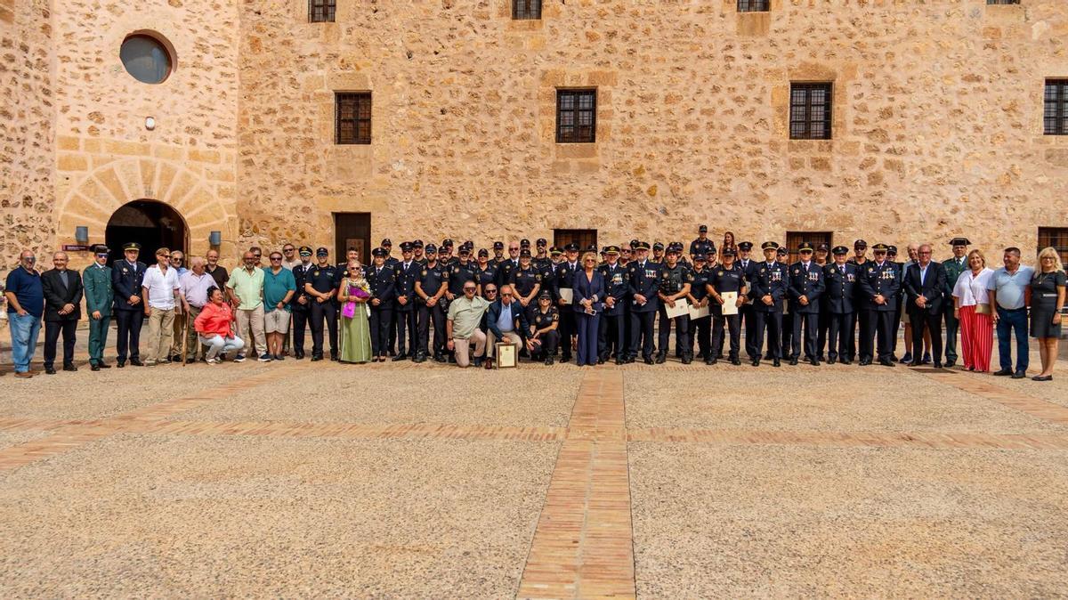 Un momento del acto en el Castillo Fortaleza.