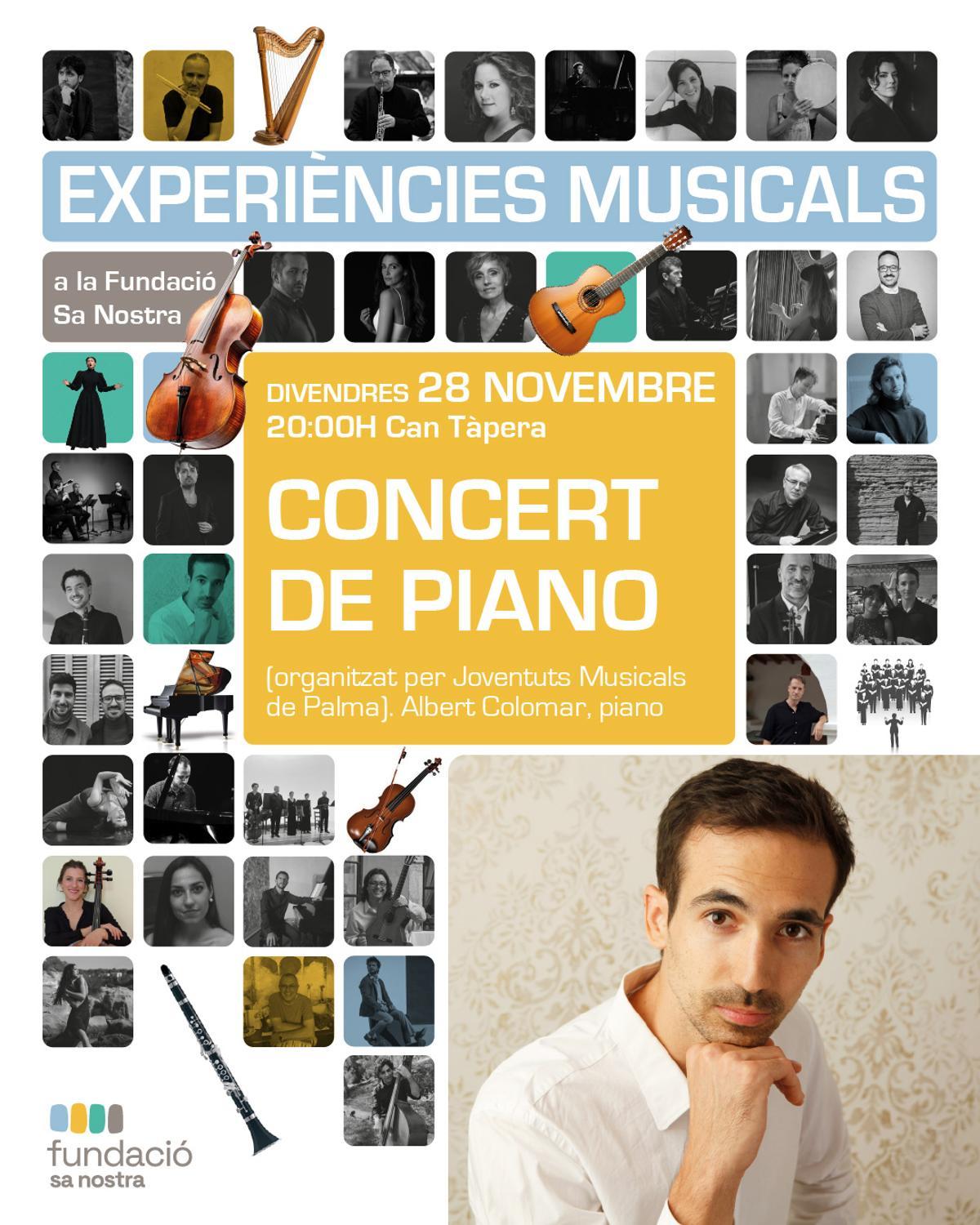 Cartel promocional del concierto