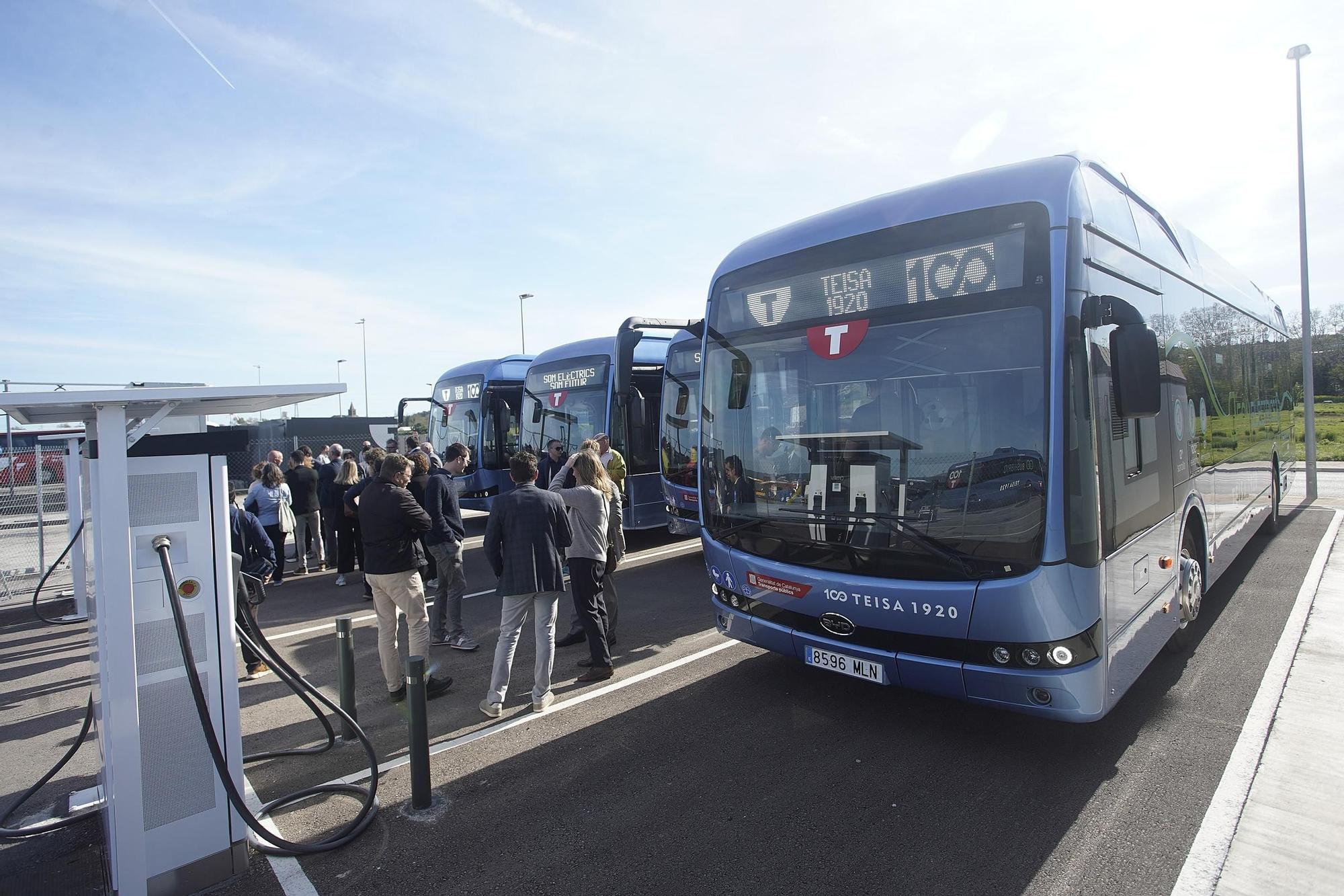 Teisa reforça la connexió entre Girona i Salt amb quatre nous autobusos elèctrics