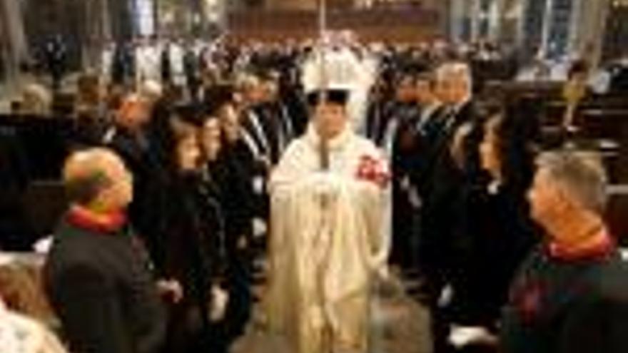La celebració que va tenir lloc ahir a la Catedral de Girona.