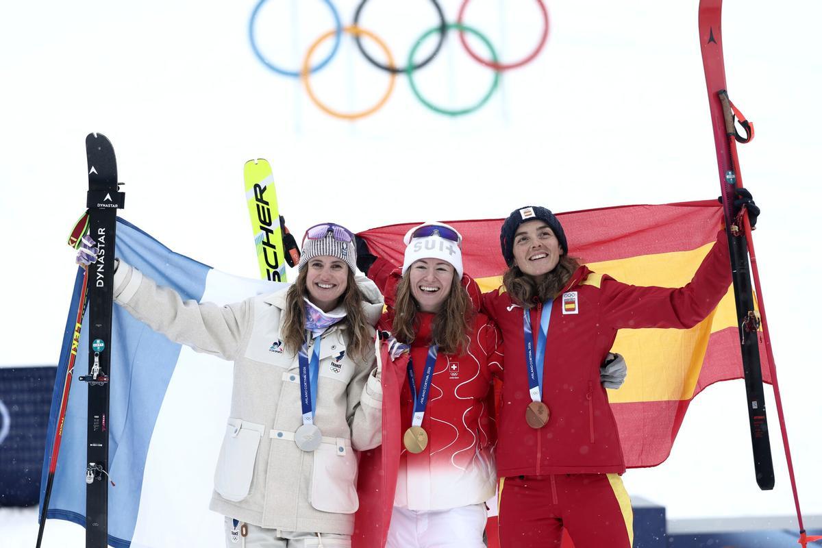 El podio femenino con Ana Alonso