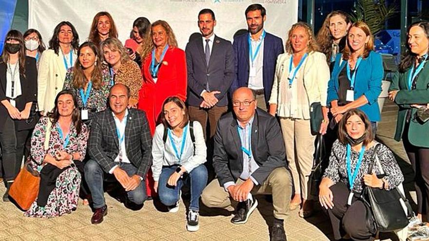 Delegación de las Rías Baixas que viajó a Valencia y M;adrid.   | // FDV