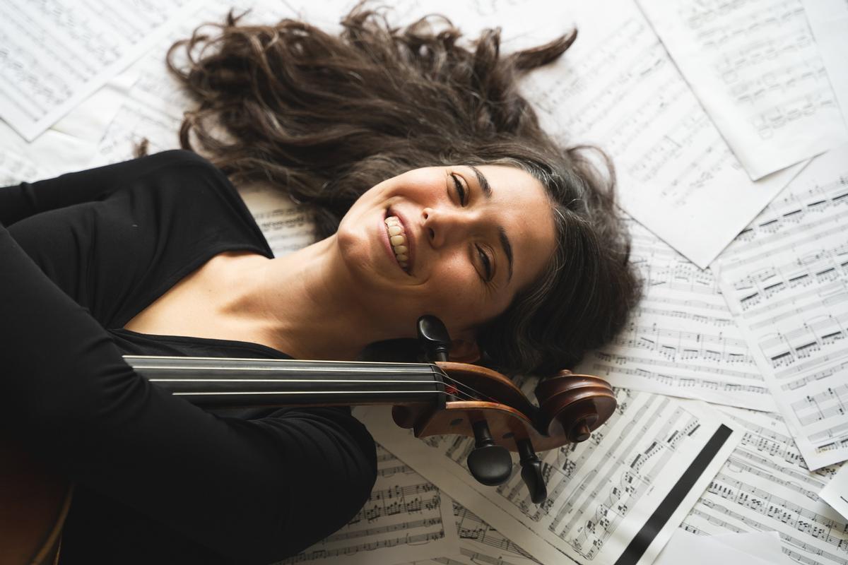 La violonchelista Paula Martos.