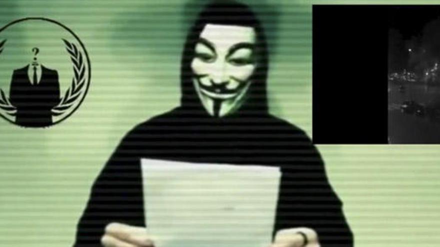 Anonymous ataca una web de la Policía Nacional.