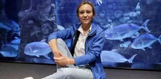 Susana Acle, responsable de Veterinaria e Investigación en el Bioparc Acuario de Gijón: "Los acuarios ayudan mucho a conocer los hábitats marinos"