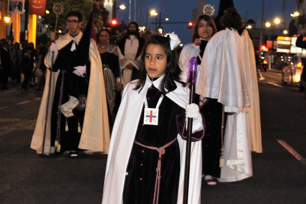 Procesión conjunta del Grao: hermandades de la Flagelación y Cristo de la Palma