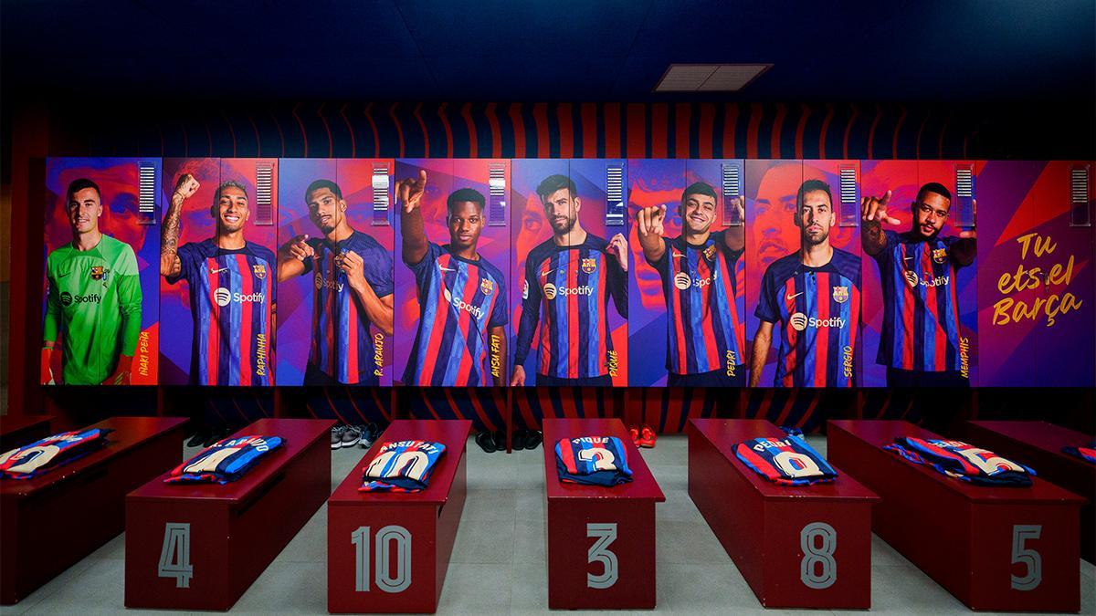 ¡El Barça estrena nuevas taquillas en el Spotify Camp Nou! Impresionante