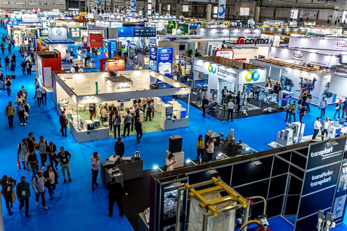 Salón de Expoquimia, en Fira de Barcelona.