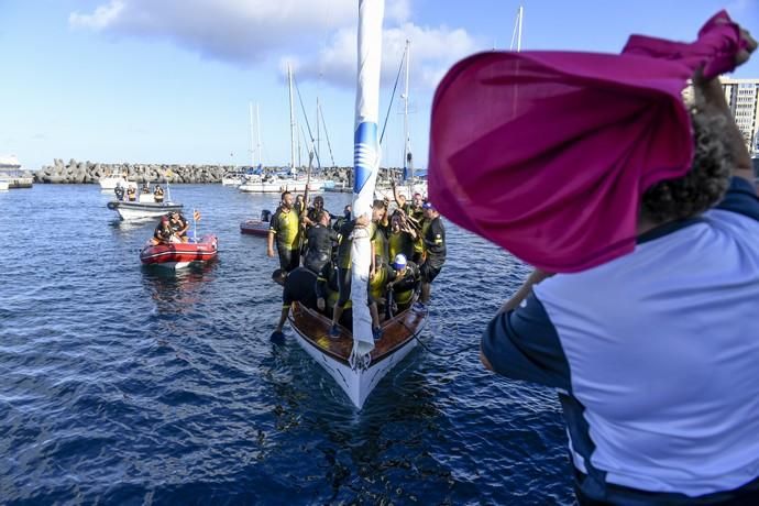 21-09-19 DEPORTES. BAHIA DEL PUERTO. LAS PALMAS DE GRAN CANARIA. Vela latina. Desempate Guanche-Tomás Morales por el título del Campeonato. Fotos: Juan Castro.  | 21/09/2019 | Fotógrafo: Juan Carlos Castro