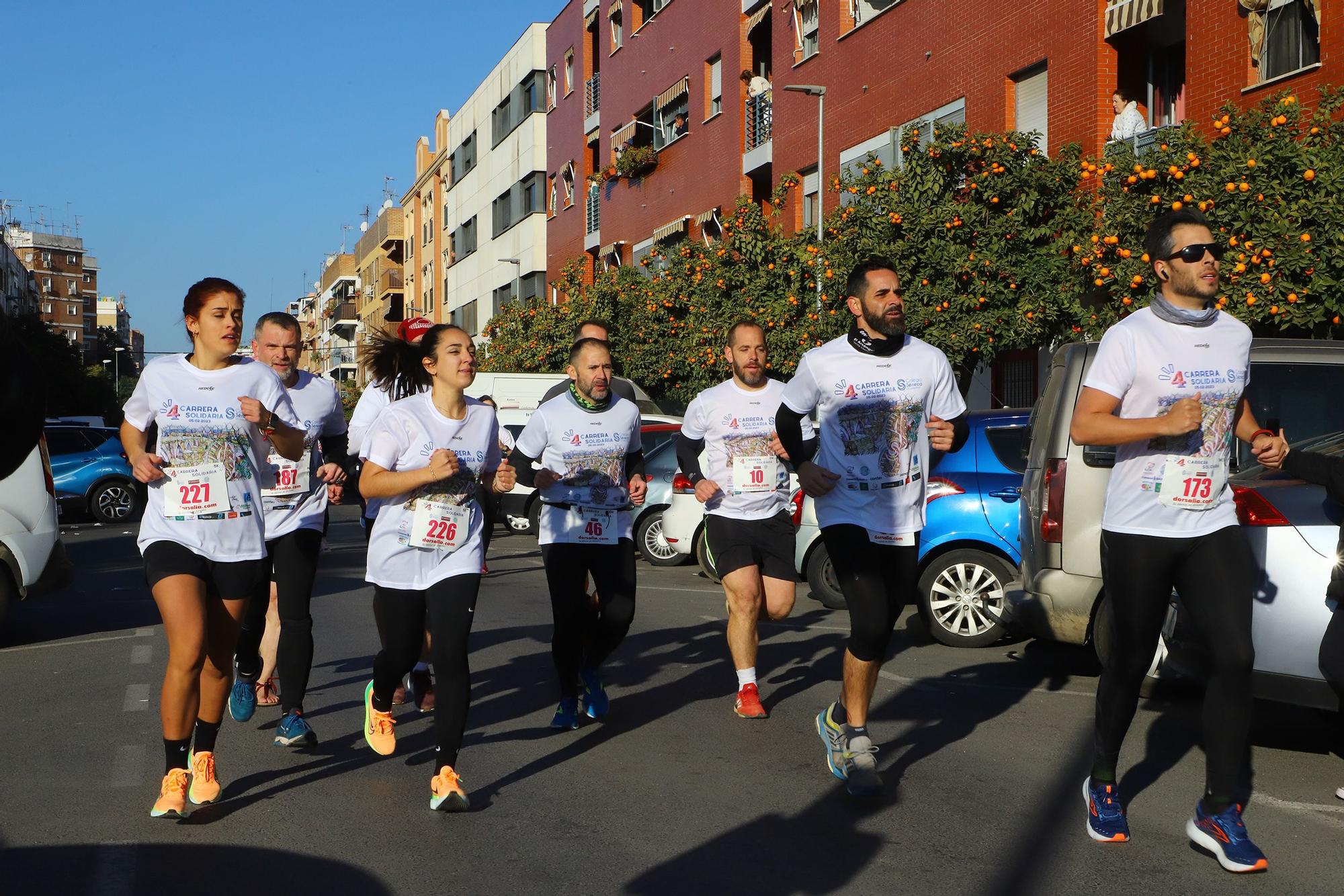 Carrera solidaria a favor del banco de alimentos de la parroquia de Fátima.