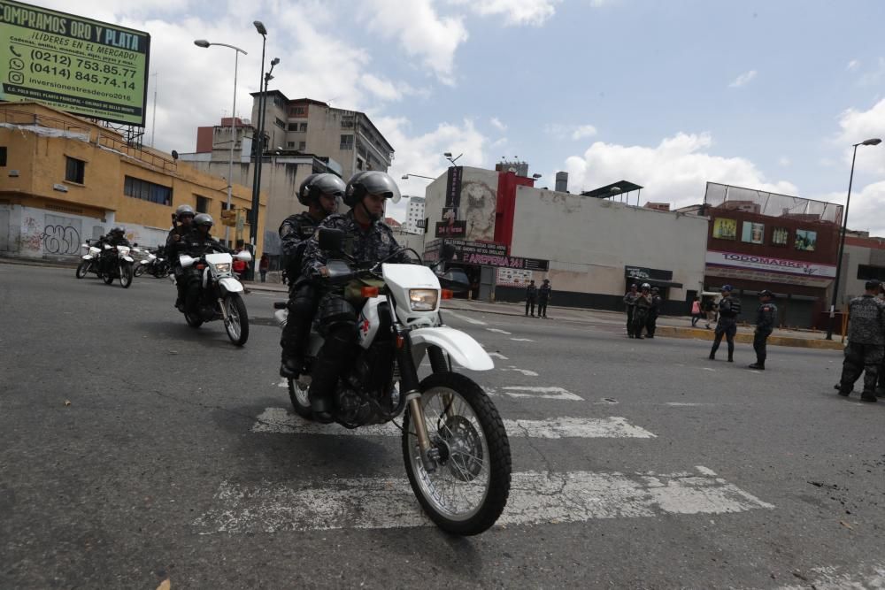 Las imágenes de la protesta en Venezuela.