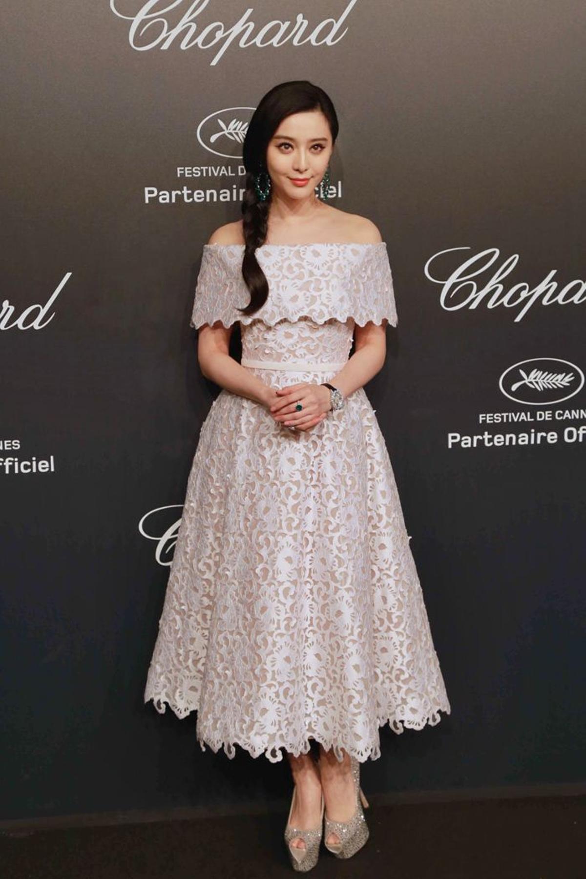 Fan Bingbing en la fiesta de Chopard en Cannes 2015