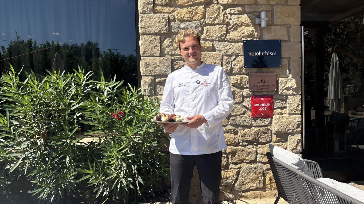 Oriol Badia, cap de cuina a l'Hotel Urbisol: "No sento pressió pel fet de ser el nebot del Nandu Jubany; la pressió me la poso jo mateix"