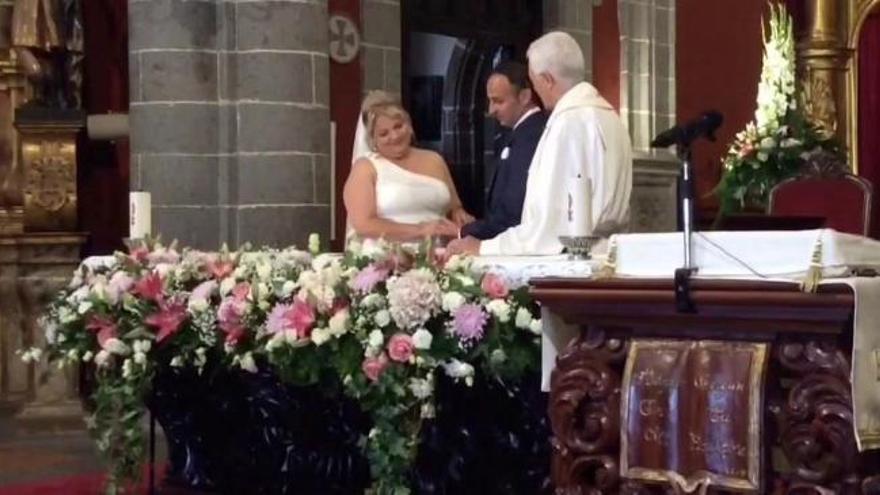 Boda de Davinia Domínguez y Moisés Trujillo en Teror