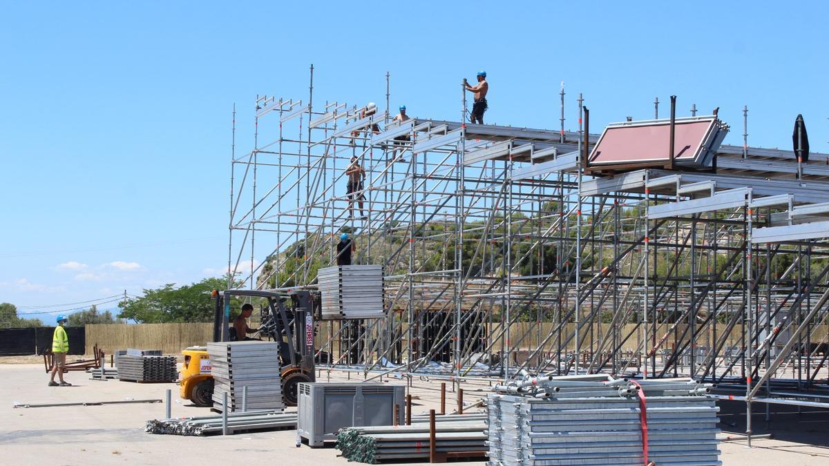 La organización trabaja a toda velocidad para que todo esté a punto para el 3 de julio.