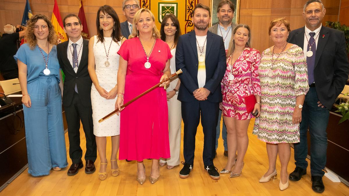 Los concejales del tripartito de Somos Calpe, PSOE y Compromís