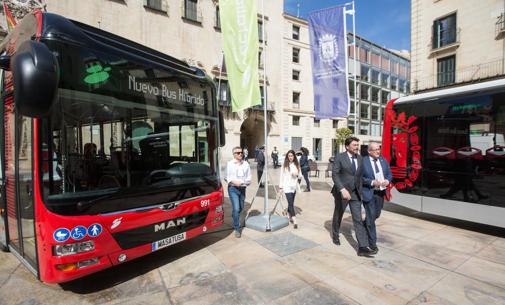 Autobuses híbridos en Alicante