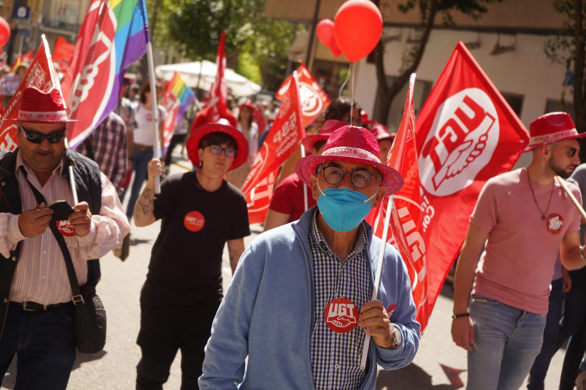 GALERÍA | La manifestación del 1 de mayo en Zamora, en imágenes