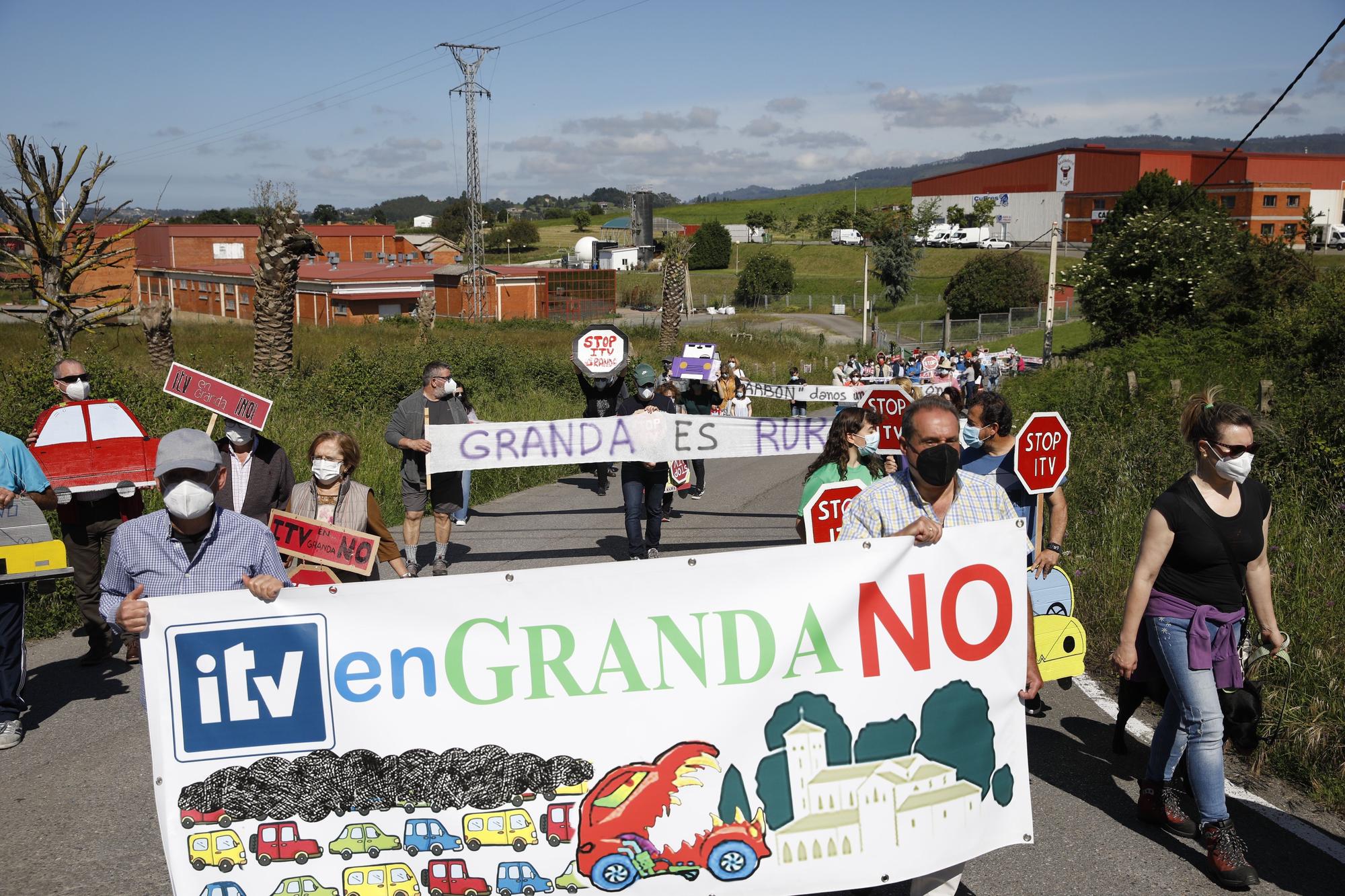 Granda retoma sus movilizaciones contra la ITV